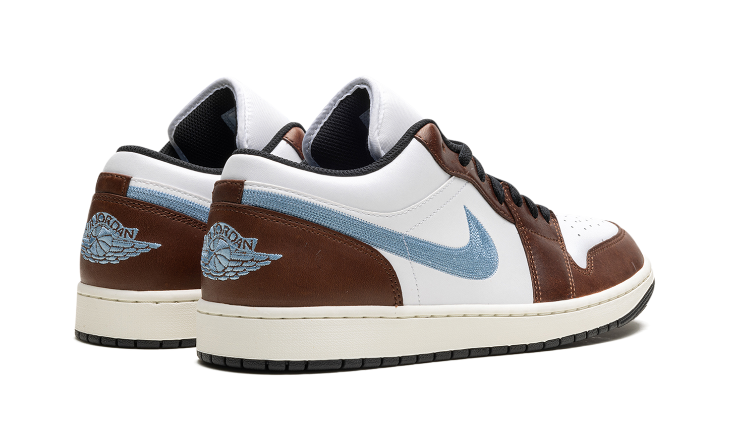 Air Jordan 1 Low SE Embroidered Swoosh - Mocha FQ7832 142