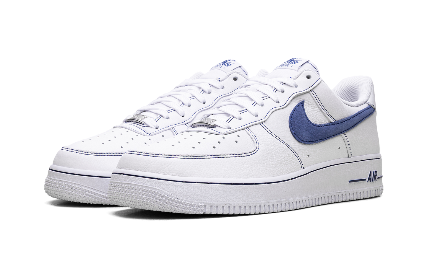 Nike Air Force 1 '07 LV8 "White Deep Royal Contrast Stitch" HQ2037 100
