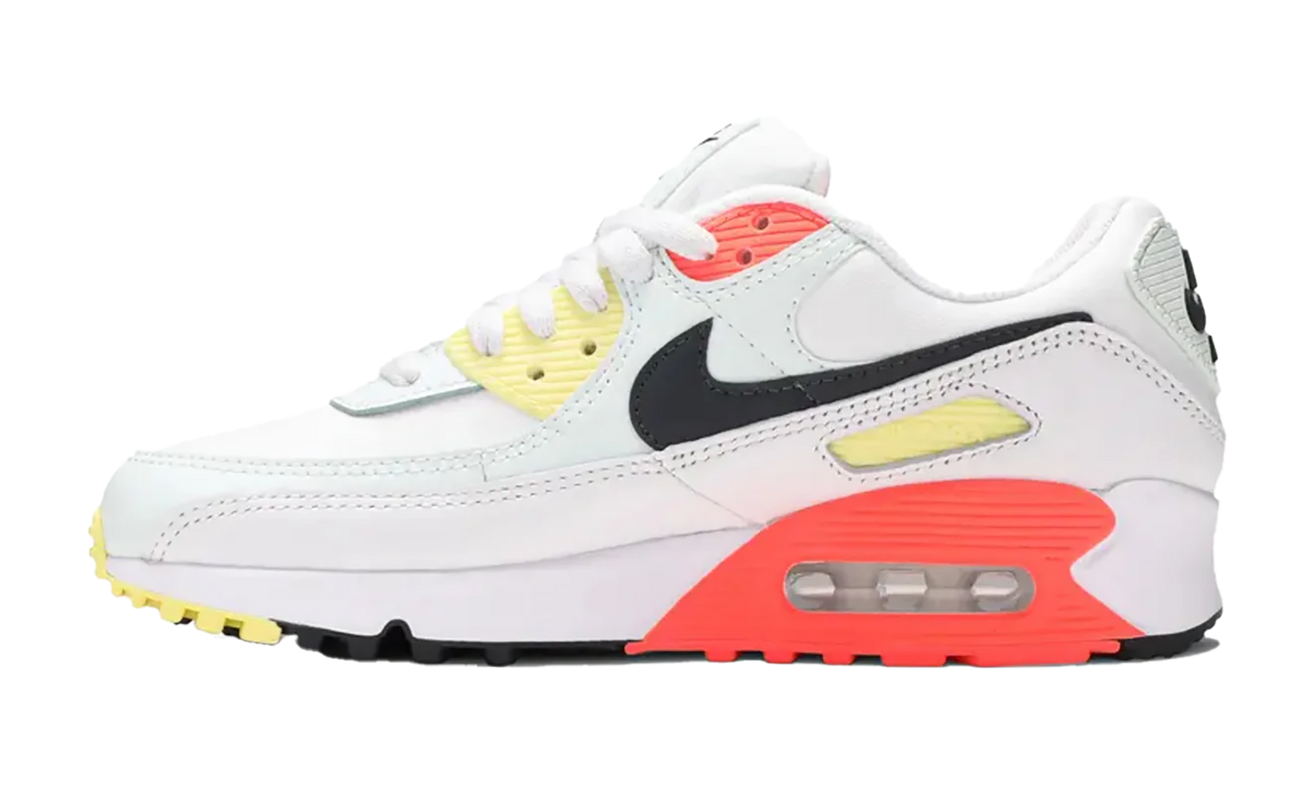 Nike Air Max 90 WMNS "White Barely Green Bright Mango" CV8819 101