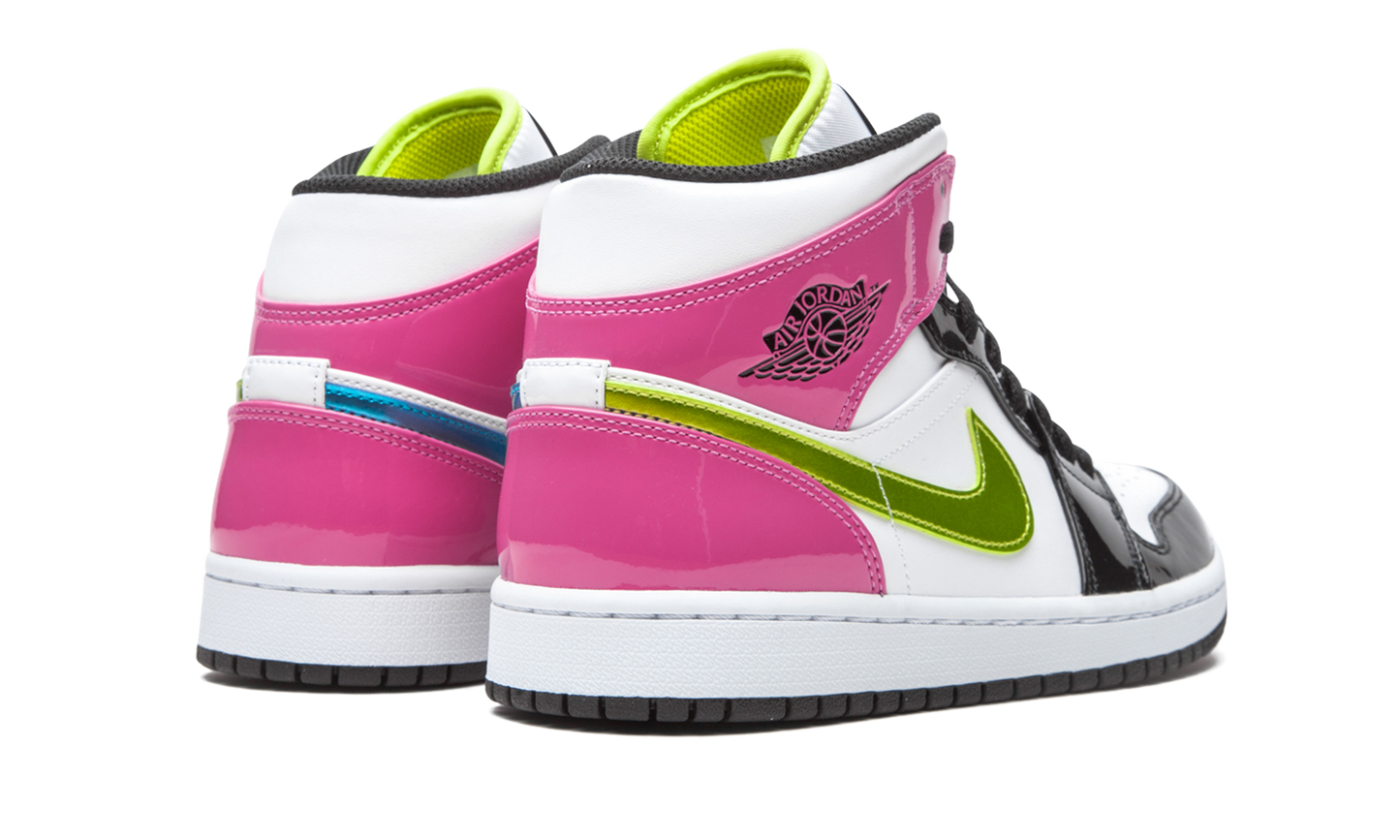 Air Jordan 1 Mid SE Cyber / Active Fuchsia CZ9834 100