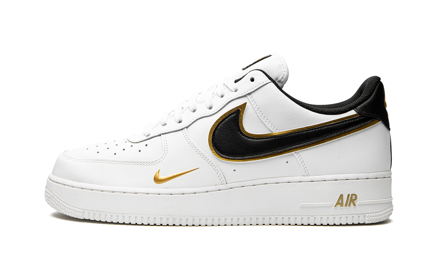 Nike Air Force 1 '07 LV8 "Double Swoosh - White / Black / Gold" DA8481 100