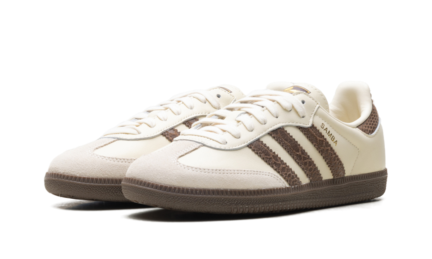 Adidas Samba OG WMNS "Cream Earth Strata Maroon" IH3980