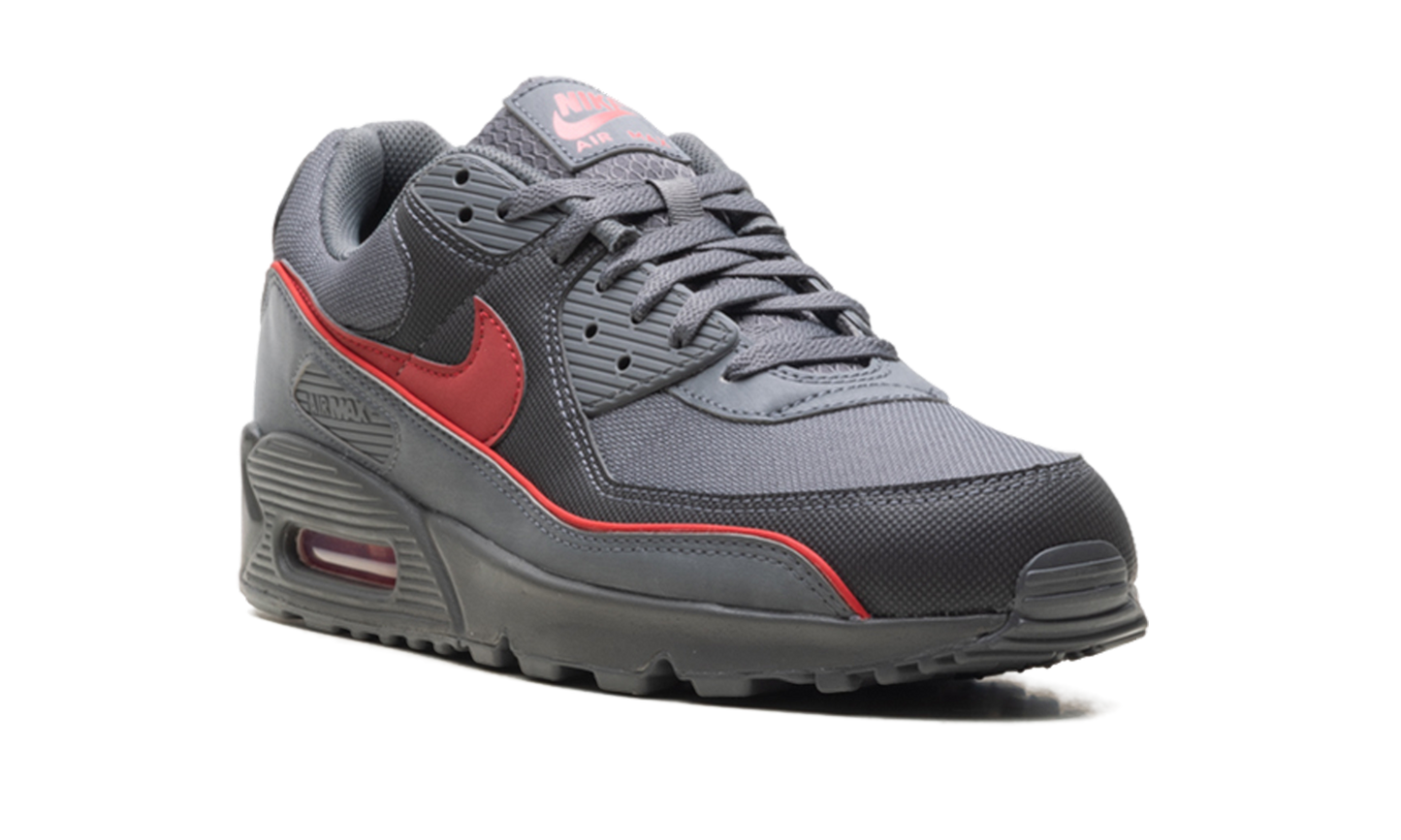 Nike Air Max 90 Premium "Iron Grey University Red" HV4517 001