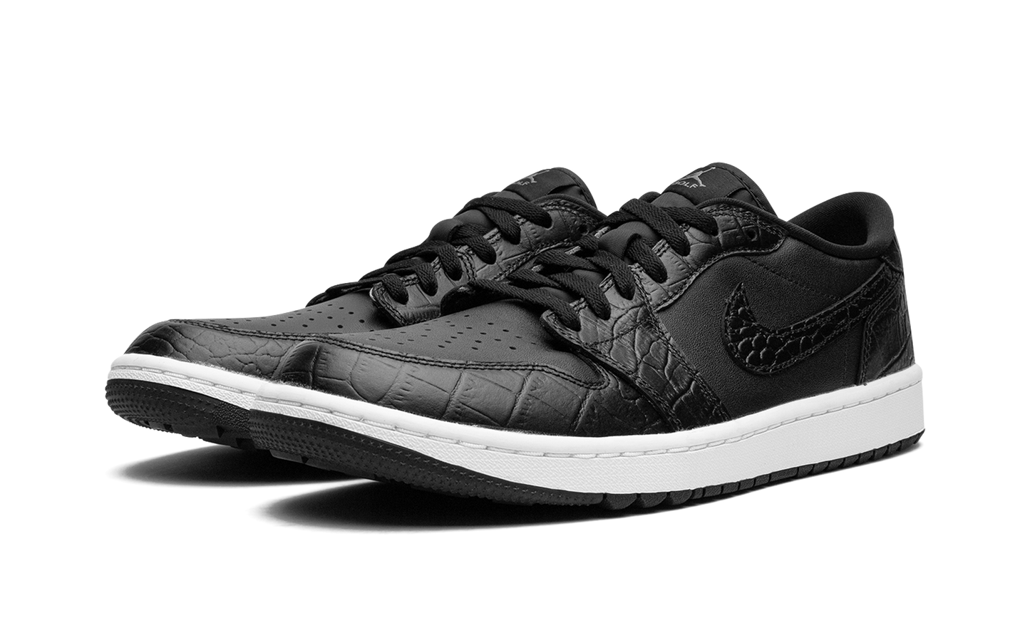 Air Jordan 1 Golf Low Black Croc DD9315 003
