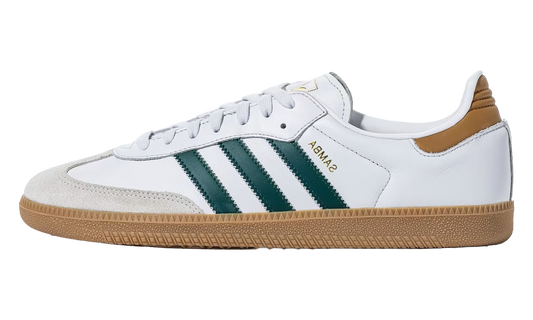 Adidas Samba OG "Crystal White / Collegiate Green / Alumina" JH6195