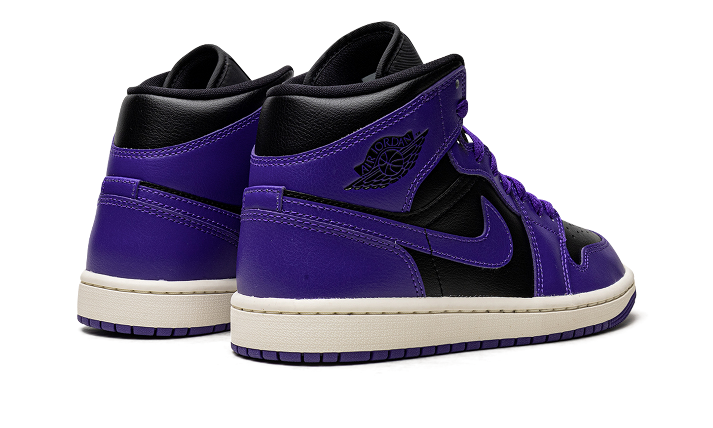 JORDAN 1 MID WMNS Black/Purple BQ6472 051