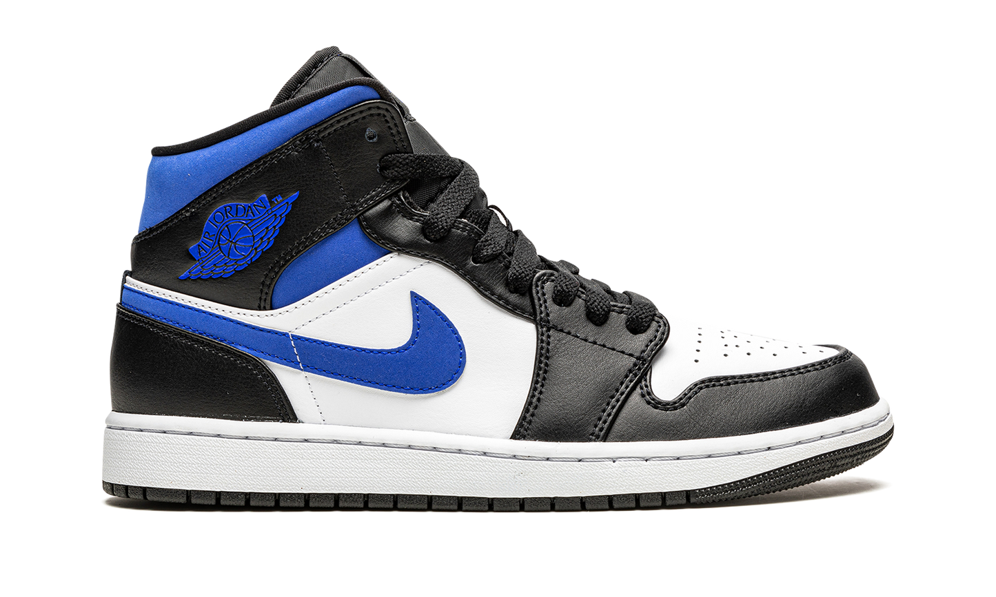 Air Jordan 1 Mid Racer Blue / Black / White 554724 140